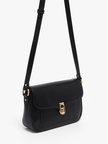 Cross Body Tas Merline Hexagona Zwart merline 2520211 ander zicht 2