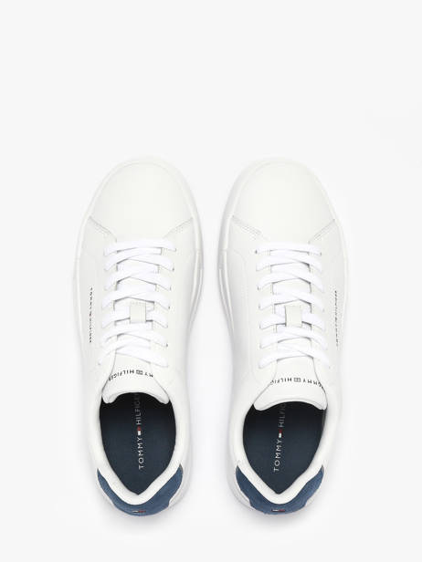 Sneakers Uit Leder Tommy hilfiger Wit men 536702W ander zicht 3