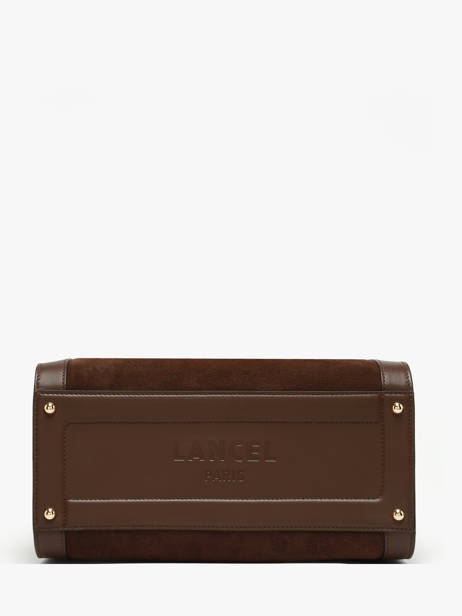 Bowlingtas M Bcbg Suède Leder Lancel Bruin bcbg A13693 ander zicht 5