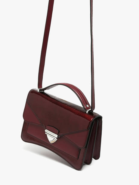 Cross Body Tas Madame George Star Leder Paul marius Rood star MGEORSTA ander zicht 2