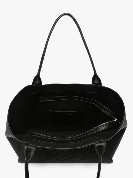 Schoudertas K/ville Leder Karl lagerfeld Zwart k ville B1W30066 ander zicht 3