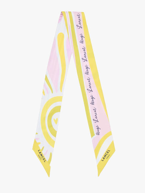 Zijden Lint Sunrise 82x5,5cm Lancel Veelkleurig charms A14134