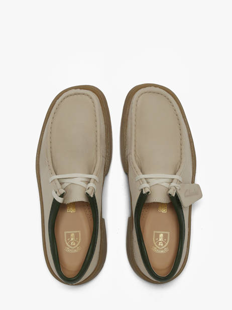 Derby Veterschoenen Uit Leder Clarks Beige men 26187197 ander zicht 4