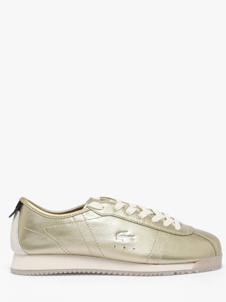 Sneakers Uit Leder Lacoste Goud women 1SFA0137