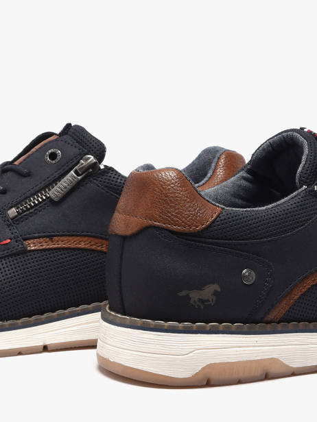 Stadsschoenen Mustang Blauw men M0031002 ander zicht 2