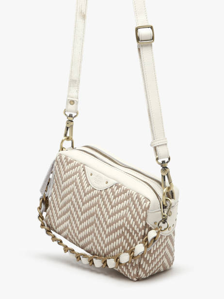 Cross Body Tas Vintage Mila louise Wit vintage 23673ZZC ander zicht 2