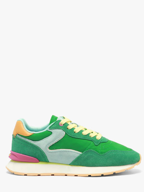 Sneakers City Uit Leder Hoff Groen women 12602014