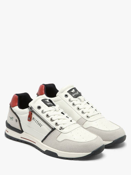 Sneakers Mustang Wit men M0281002 ander zicht 1