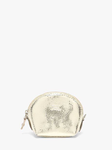 Portemonnee Caviar Leder Crinkles Goud caviar 14026