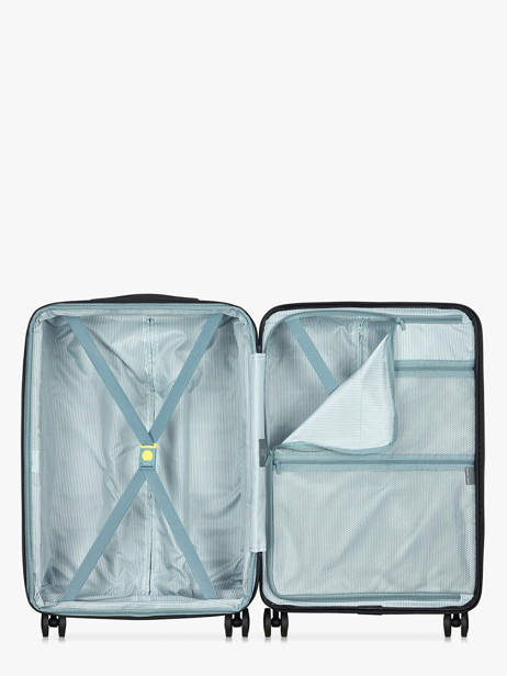 Harde Reiskoffer Air Armour Delsey Blauw air armour 3866-820 ander zicht 3