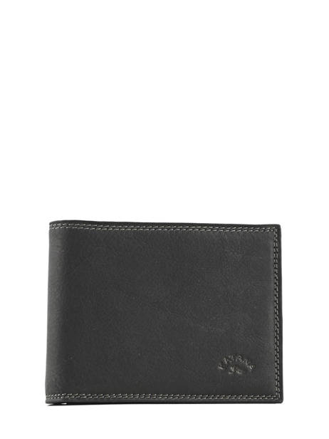 Portefeuille Leder Katana Zwart marina 753014