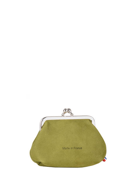 Portemonnee Etincelle Nubuck Leder Etrier Groen etincelle nubuck EETN654 ander zicht 2