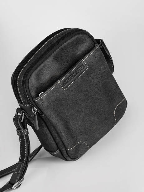 Cross Body Tas Joseph Leder Arthur & aston Zwart marco 8 ander zicht 1