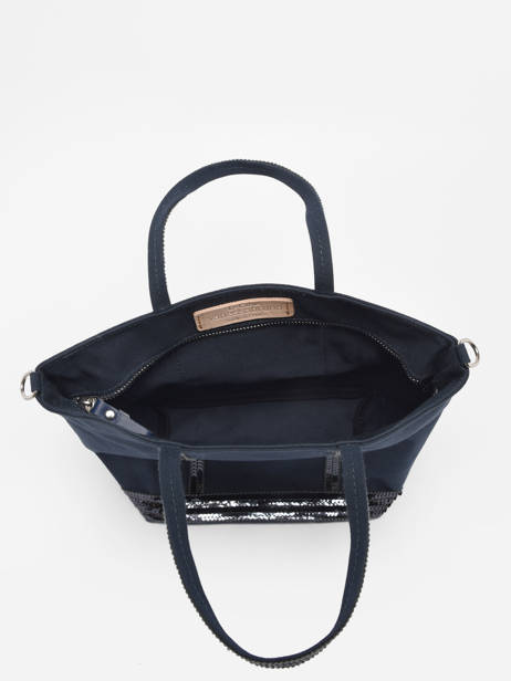 Handtas Le Cabas Pailletten Vanessa bruno Blauw cabas 1V40435 ander zicht 3