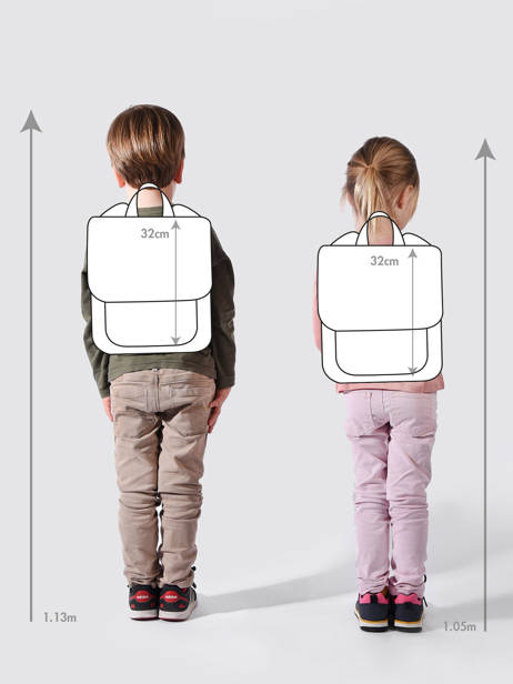 Rugzak 1 Compartiment Pret Blauw imagination 3423 ander zicht 1